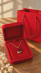Collar de Rosa Roja para Regalo | PRETEXTO